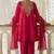 Rani pink soft silk blend heavy thread embroidery with sequins work readymade salwar kameez