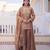 Champagne silk blend embroidered sharara set