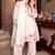 White rayon embroidered palazzo set