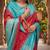 RAMA RED ART SILK JACUARD WORK SAREE WITH UNSTITCHED BLOUSE PIECE