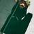 Dark-green faux georgette embroidered palazzo set