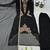 Black faux georgette embroidered palazzo set