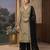Olive silk blend embroidered palazzo set