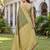 LIGHT GREEN ART SILK BANARASI JACUARD WORK SAREE WITH UNSTITCHED BLOUSE PIECE