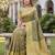 LIGHT GREEN ART SILK BANARASI JACUARD WORK SAREE WITH UNSTITCHED BLOUSE PIECE