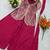 Rani-pink viscose embroidered sharara set
