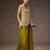 Green viscose embroidered sharara set