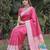 GAJRI ART SILK JACUARD WORK SAREE WITH UNSTITCHED BLOUSE PIECE