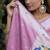 LIGHT PINK ART SILK JACUARD WORK SAREE WITH UNSTITCHED BLOUSE PIECE