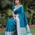 RAMA ART SILK JACUARD WORK SAREE WITH UNSTITCHED BLOUSE PIECE