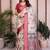 light yellow color zari weaving border work cotton blend saree