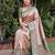 GREEN GAJRI ART SILK JACUARD WORK SAREE WITH UNSTITCHED BLOUSE PIECE