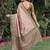 GREEN GAJRI ART SILK JACUARD WORK SAREE WITH UNSTITCHED BLOUSE PIECE