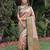 GREEN GOLD ART SILK JACUARD WORK SAREE WITH UNSTITCHED BLOUSE PIECE