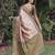 GREEN GOLD ART SILK JACUARD WORK SAREE WITH UNSTITCHED BLOUSE PIECE