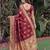 MAROON ART SILK BANARASI JACUARD WORK SAREE WITH UNSTITCHED BLOUSE PIECE
