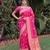 PINK ART SILK BANARASI JACUARD WORK SAREE WITH UNSTITCHED BLOUSE PIECE