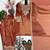 brown heavy silk blend  party wear embroidery suit set