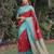 RAMA RED ART SILK JACUARD WORK SAREE WITH UNSTITCHED BLOUSE PIECE