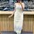 off white maska silk blend  party wear embroidery suit set