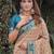 BEIGE ART SILK BANARASI JACUARD WORK SAREE WITH UNSTITCHED BLOUSE PIECE