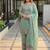 rama heavy silk blend  party wear embroidery suit set