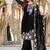 black faux georgette party wear embroidery suit set