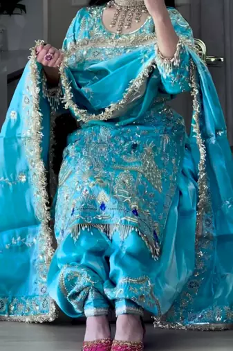 rama natural crep party wear embroidery suit set