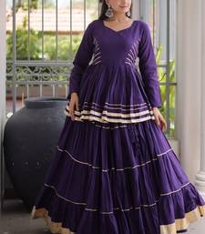 Women's Cora Cotton With Attractive Gota-Patti & Lace work Lehenga Choli SET