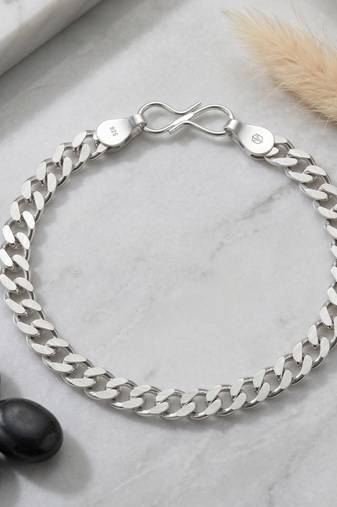 Brass platinum plated bracelet for women