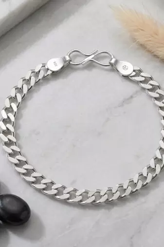 Brass platinum plated bracelet for women