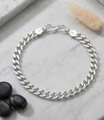 Brass platinum plated bracelet for women
