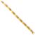 Brass gold plated bracelet for men women