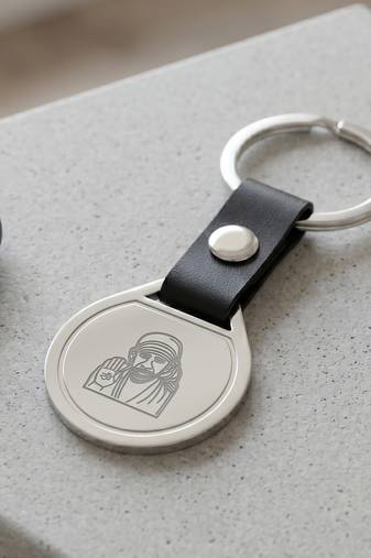 Stainless steel shirdi sai baba kerychain