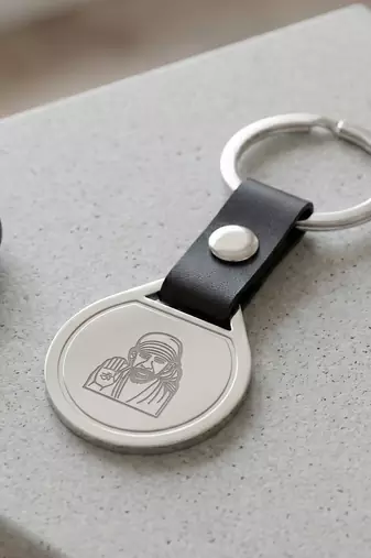 Stainless steel shirdi sai baba kerychain