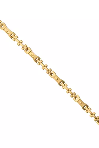 Brass micron gold plated bracelet for women girls