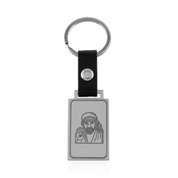 Stainless steel shirdi sai baba kerychain 2