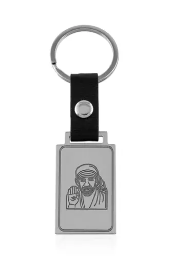 Stainless steel shirdi sai baba kerychain