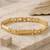 Brass gold plated bracelet for men women