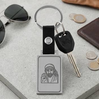 Stainless steel shirdi sai baba kerychain 3