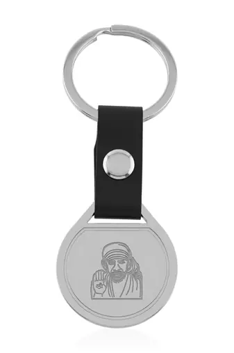 Stainless steel shirdi sai baba kerychain