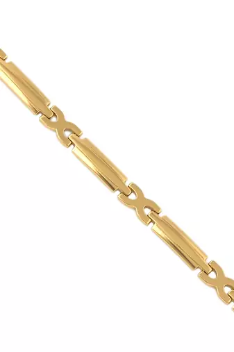 Brass gold plated bracelet for men women