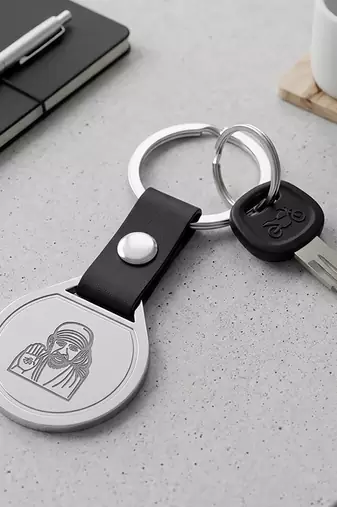 Stainless steel shirdi sai baba kerychain
