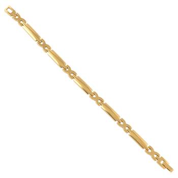 Brass gold plated bracelet for men women 3