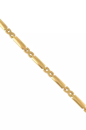 Brass gold plated bracelet for men women