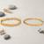 Brass combo of2 gold plated bracelet for men women