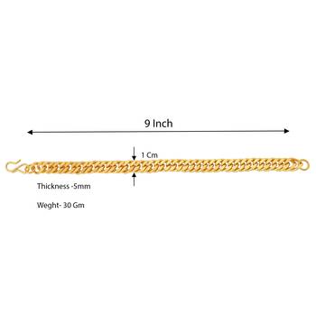 Brass micron gold bracelet for women 3