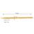Brass micron gold bracelet for women