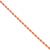 Pure copper rope design bracelet for women pink rose gold finish