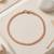 Pure copper snake chain design sleek simple bracelet for women